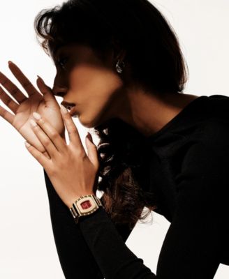 Women's Atlas Swiss Quartz 18k Gold-Plated Stainless Steel Watch, 34mm