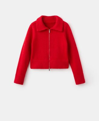 Women's Shirt Collar Cardigan