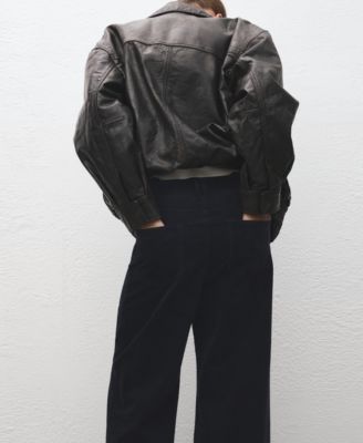 Women's Wide-Leg Corduroy Jeans