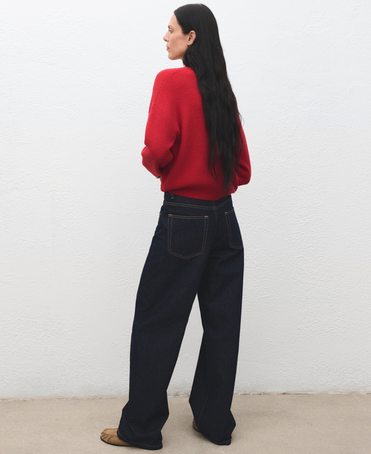 Mango Women's Round-Neck Knitted Sweater