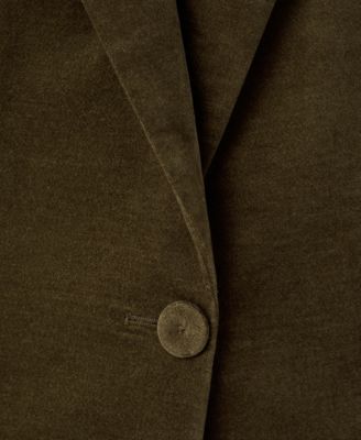 Women's Pockets Velveteen Jacket