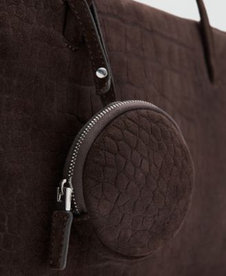 Women's Medium Suede Bowling Bag