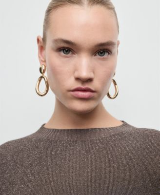 Women's Fine-Knit Lurex Sweater