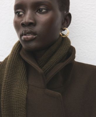 Women's Double-Breasted Wool Coat