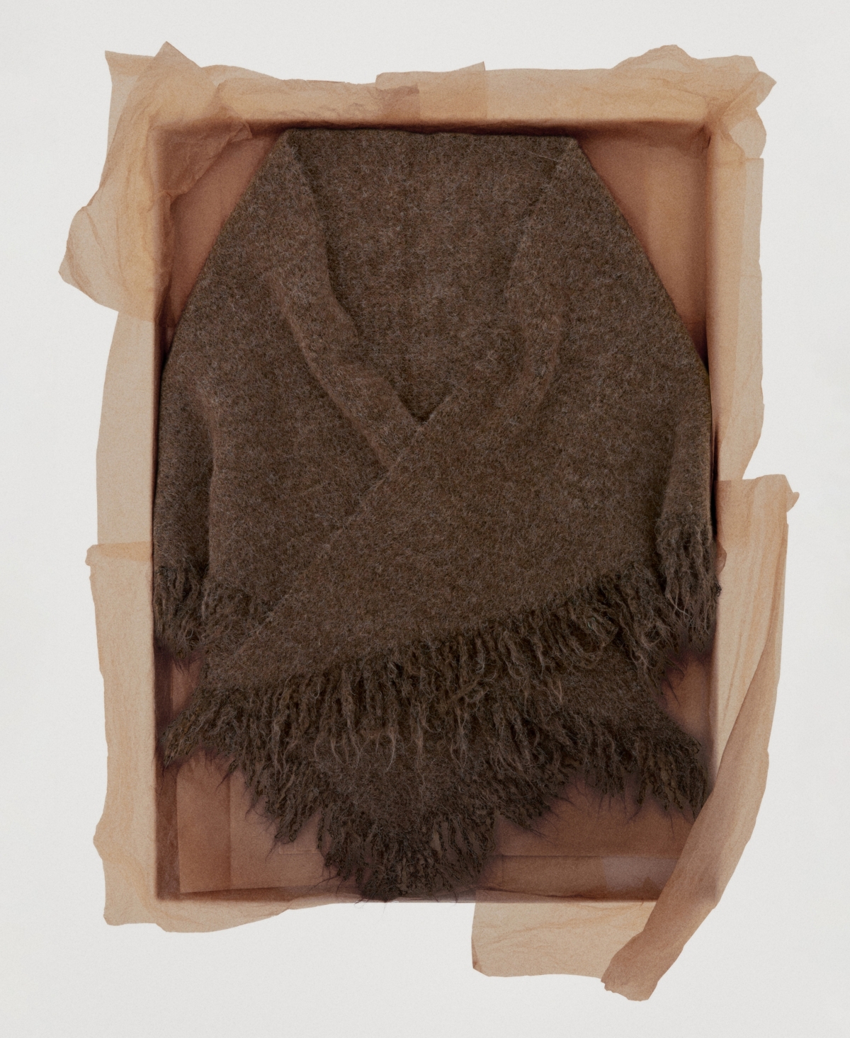 Mango Women's Fringed Edges Shawl