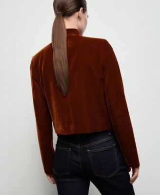 Women's Buttons Velvet Jacket