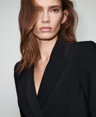 Women's Double-Breasted Blazer-Style Dress