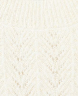 Women's Cable-Knit Lurex Sweater