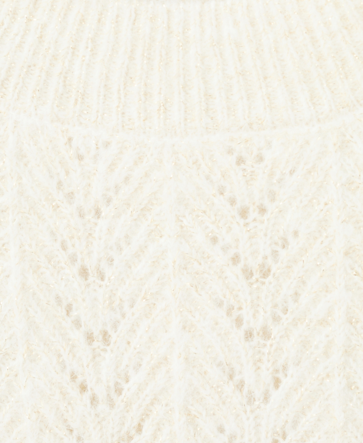 Mango Women's Cable-Knit Lurex Sweater