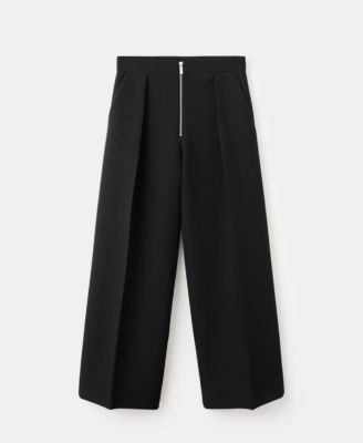 Women's Zipper Pleated Pants