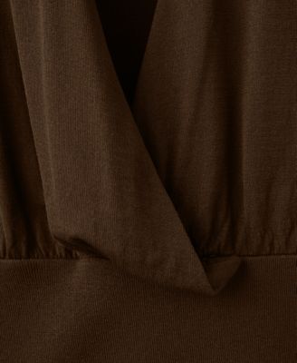 Women's V-Neck Knitted Top