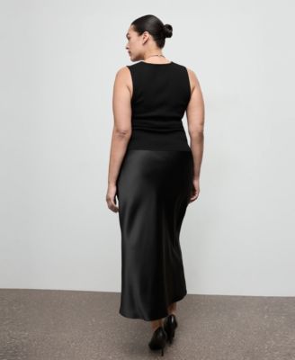 Women's Satin Long Skirt