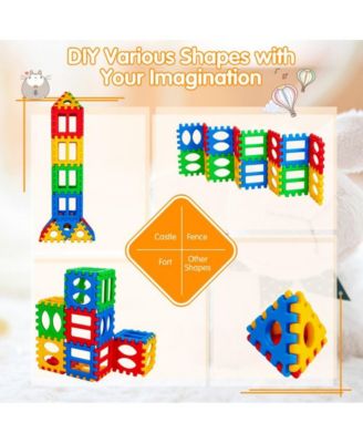 32 Piece Big Waffle Block Building Set
