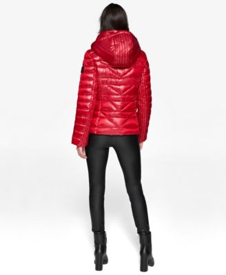 Women's Drawstring Puffer Coat