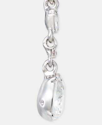 Crystal Linear Drop Earrings