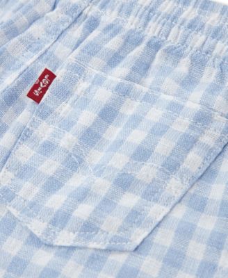 Baby Boys' Gingham Woven Shirt and Shorts, 2 -Piece Set