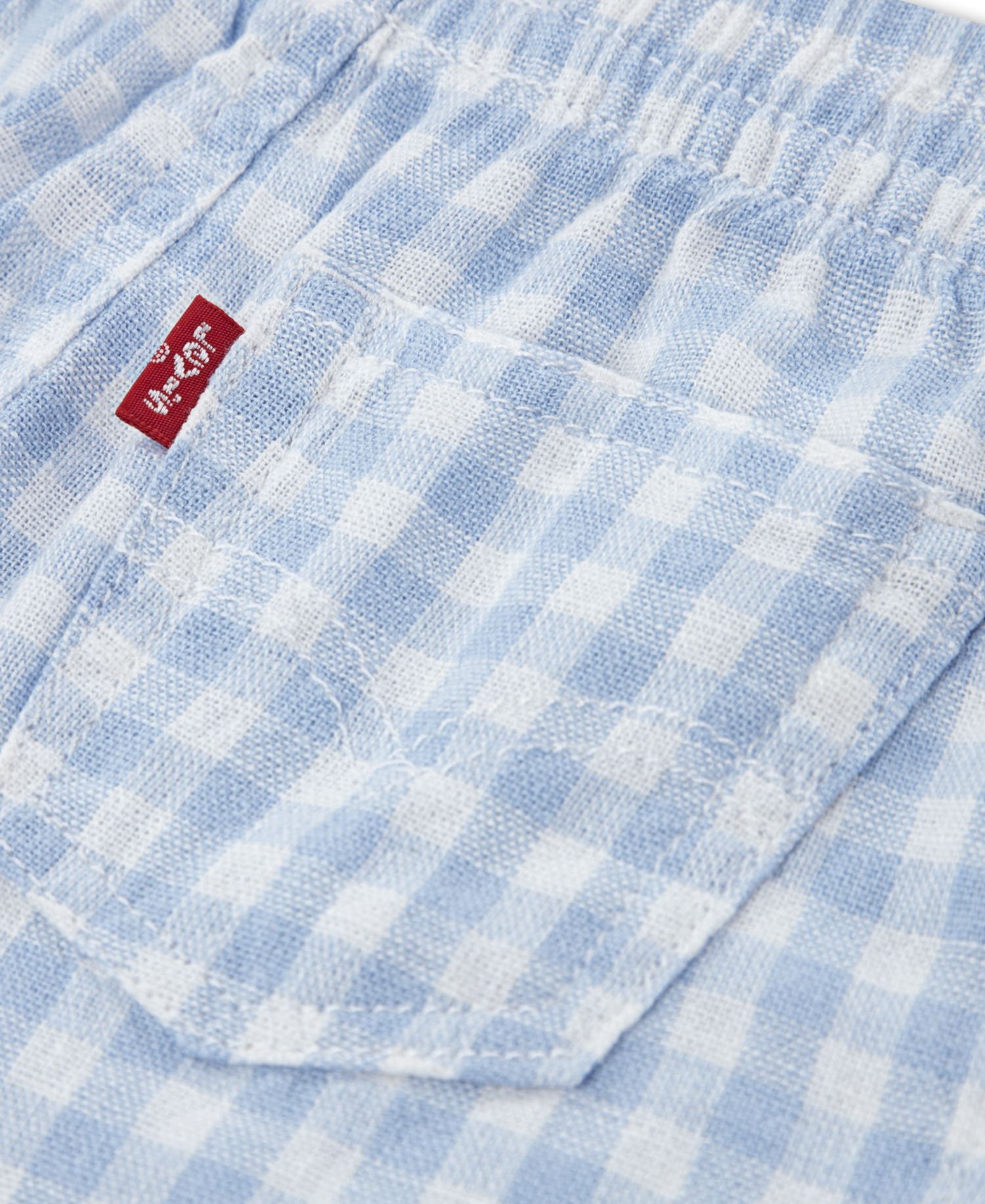 Baby Boys' Gingham Woven Shirt and Shorts, 2 -Piece Set