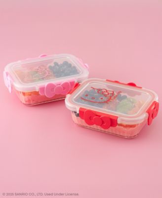 Hello Kitty Fluted Food Storage Containers, Set of 2