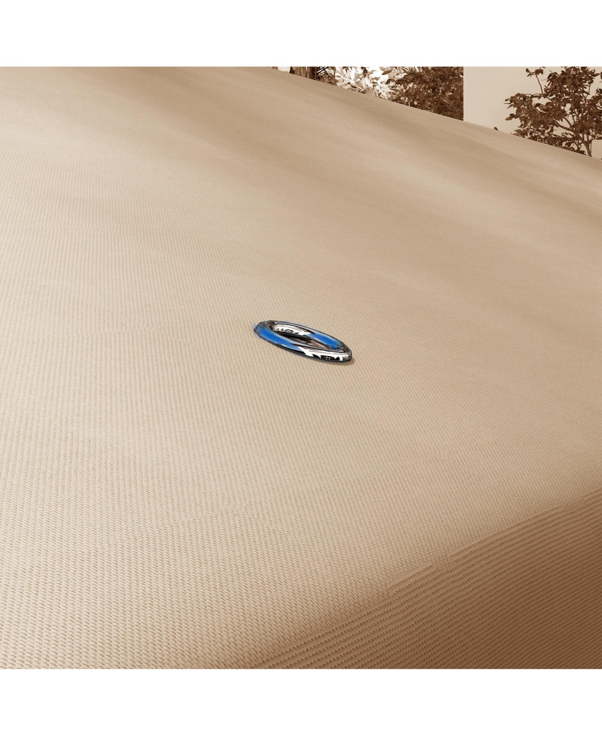 Outsunny 10' x 10' Double Roof Gazebo Replacement Canopy Top Cover,