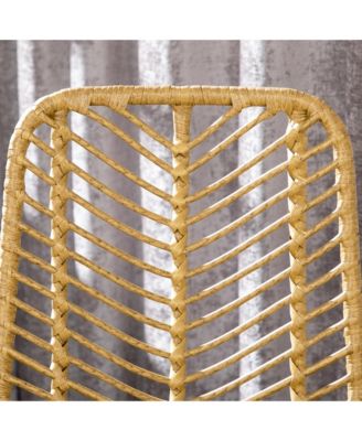 Modern Rat Bar Stools Set of 2 for Kitchen Seating