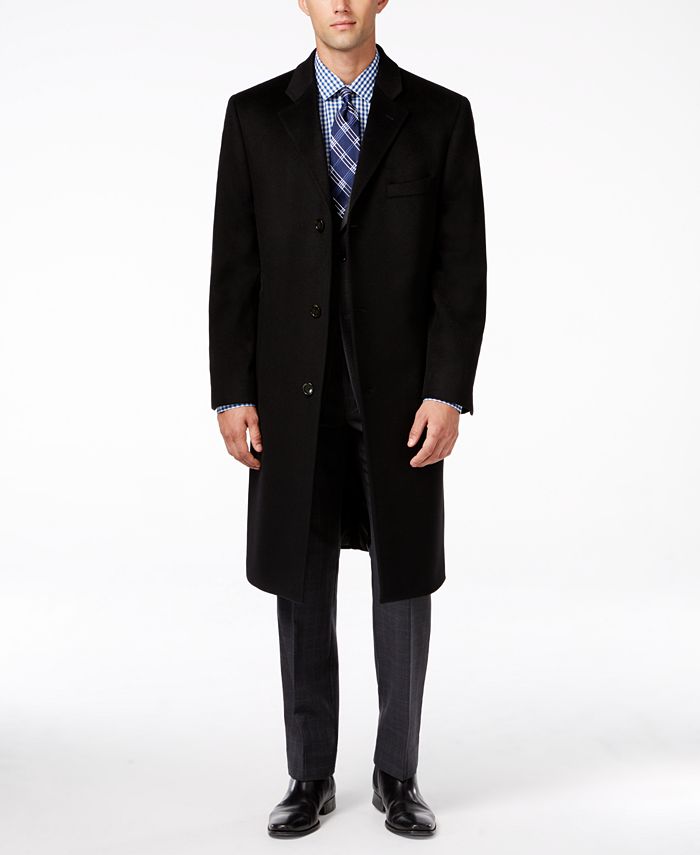 Lauren Ralph Lauren 100% Cashmere Overcoat - Macy's