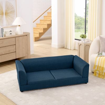 6thdruple Oversized Dog Sofa with Backrest and Armrests for Medium and Large Dogs