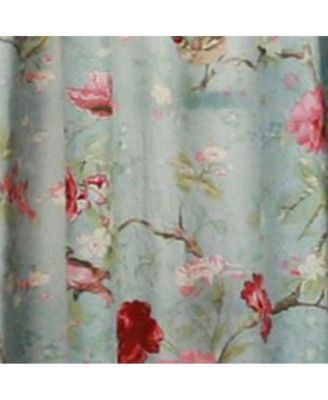 Balmoral Floral Print Tailored Panel Curtain 48-Inch-by-63-Inch