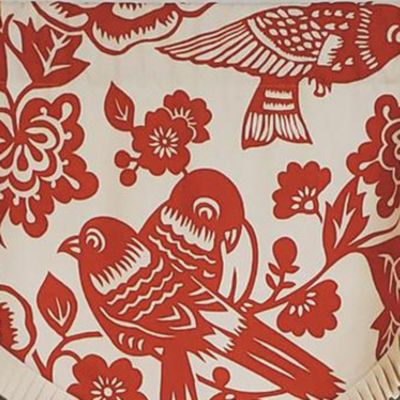 Modern Design Classic Lovebird Cornice Style 50" x 17" Window Valance