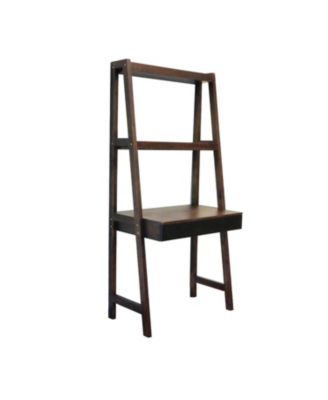 Streamdale 32x20x68" Ladder Desk, Ladder Style Display Shelf