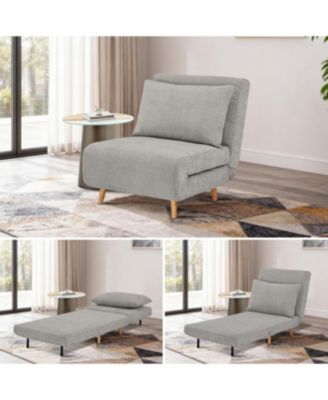 Max Sofa Bed - 3 in 1 Upholstered Chair Bed-Convertible Sleeper Sofa Chair