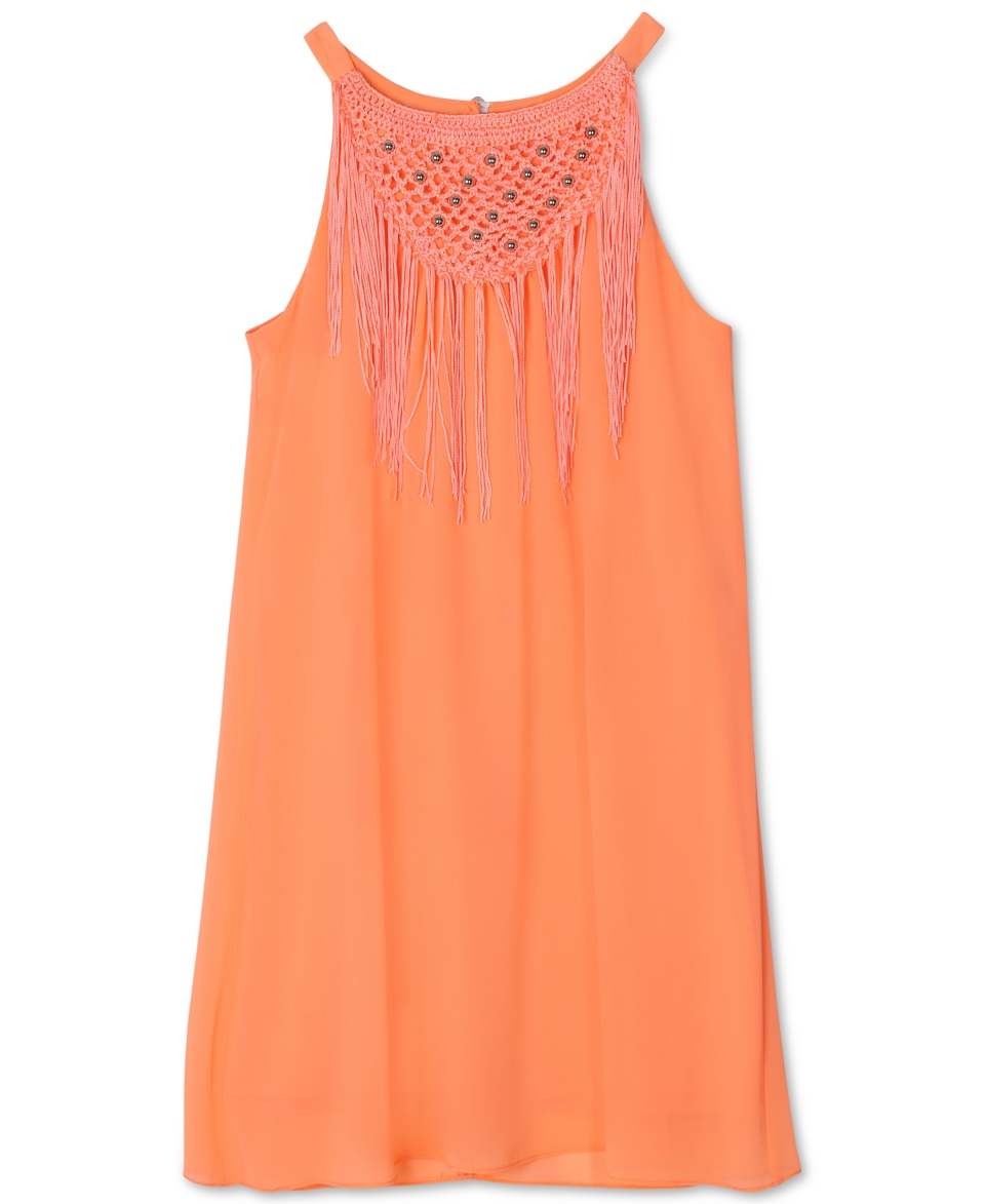 BCX Girls Coral Fringe Dress   Dresses   Kids & Baby