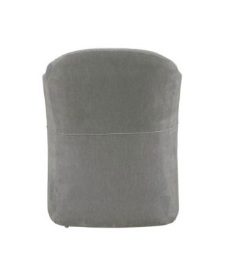 Accent Dining Chair with Castors - Squared Arm - Sapphire Upholstry