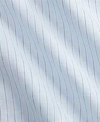 Women's Classic Fit Striped Linen Shirt