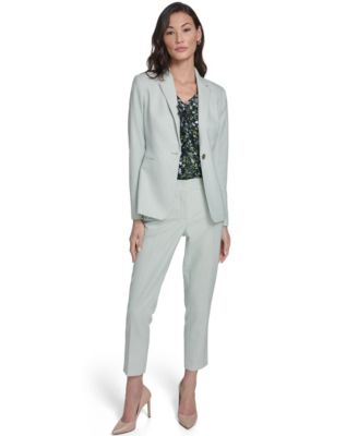 Women's Slim Fit Tonal Stripe Blazer