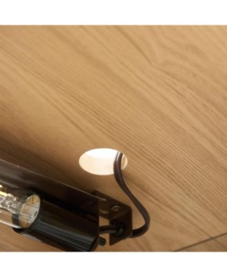 Streamdale Lighted Corner Curio Cabinet - Display Case - OAK