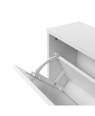 Streamdale 2 Door Shoe Rack, Rattan, Double Layer, Suitable for Living Room, Hallway