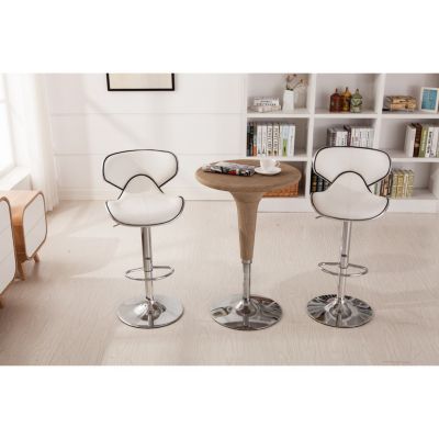 Adjustable Swivel Barstool Set   2-Pack