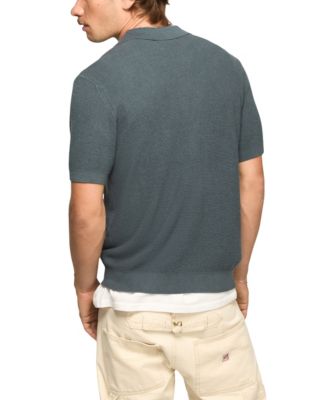 Men's Quarter-Zip Polo Sweater