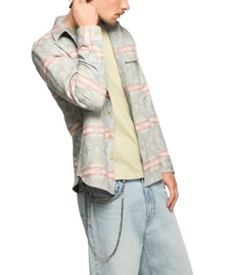 Men's Jacquard Humboldt Utility Tip Collar Shirt