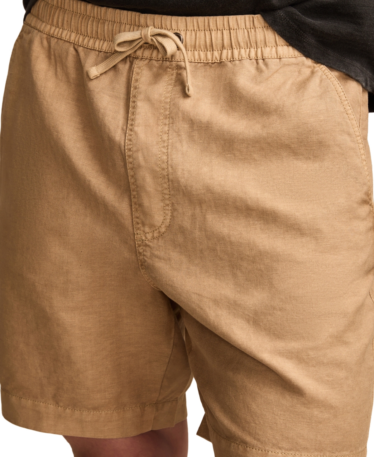 Lucky Brand Men's Pull-On Linen Shorts