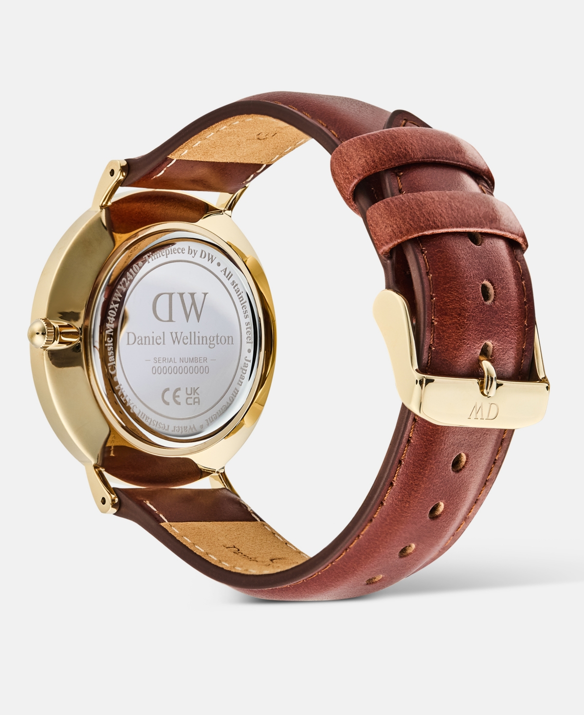 Daniel Wellington Men's Analog Brown Leather Watch