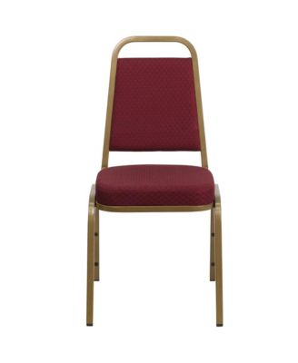 4 Pack Trapezoidal Back Stacking Banquet Chair