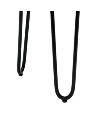  Modern Industrial Acacia Wood Dining Bench