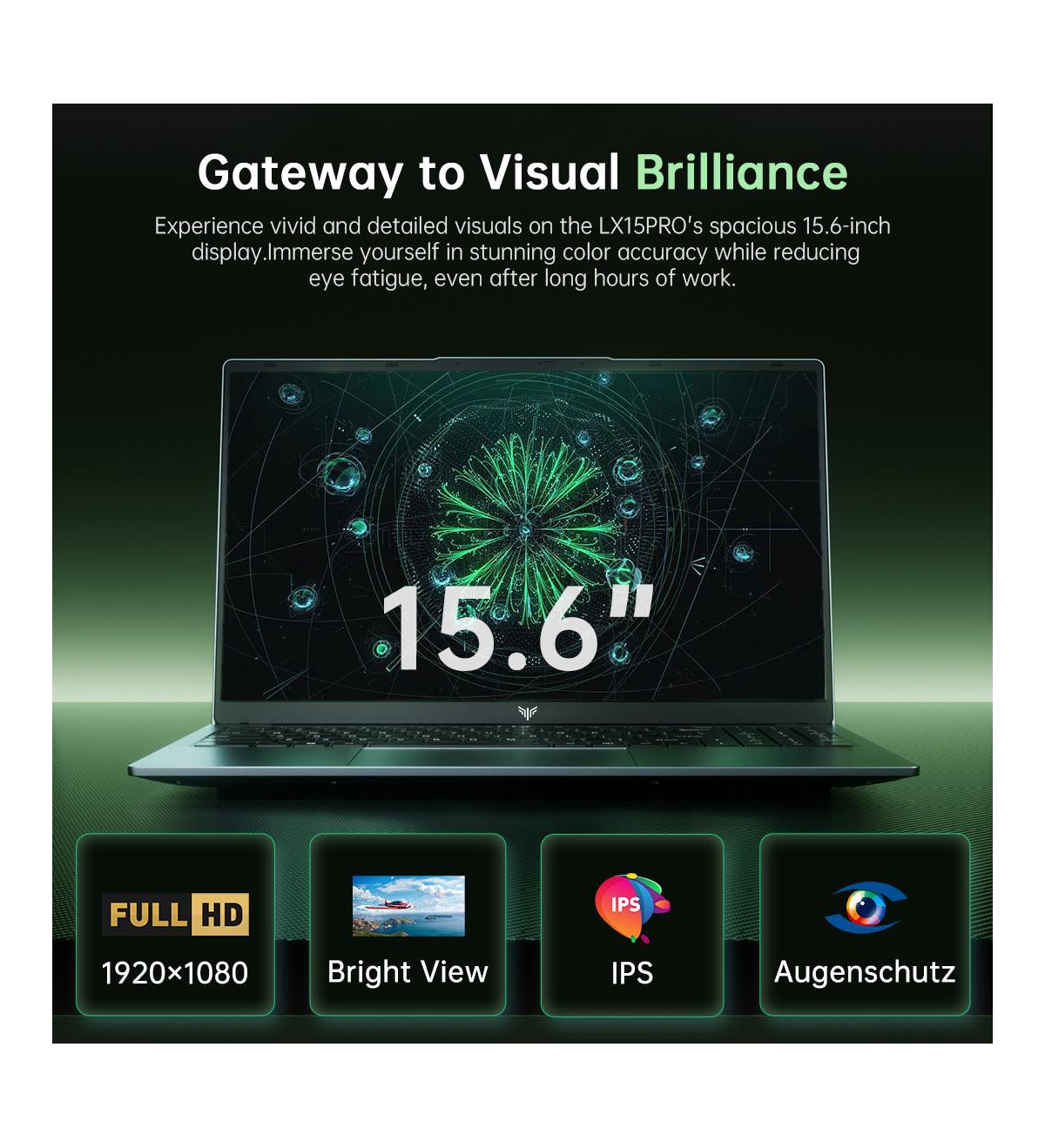 Acemagic LX15 Pro Laptop with Amd Ryzen 7 5825U Processor and 15.6" Display