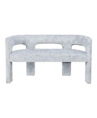 Gwen Modern Luxury Jacquard Fabric Upholstered Sculpture Bench