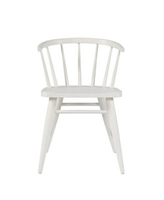 Fitz Traditional Solid Wood Curved Back Spindle Dining Chair