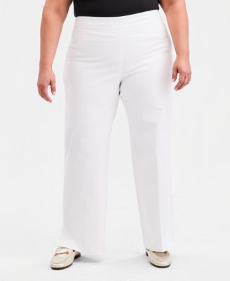 Plus Size Wide-Leg Pants