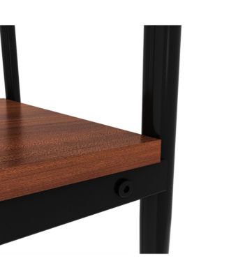 Streamdale 3-Piece Modern Gray Glass Living Room Table Set