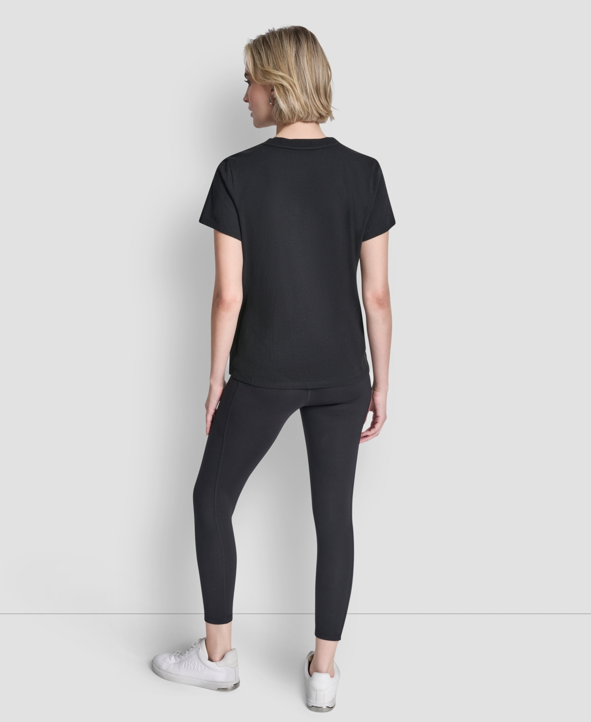 Dkny Sport Women's Ombre Rhinestone Short-Sleeve Top