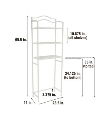 3-Tier Metal Bathroom Cabinet